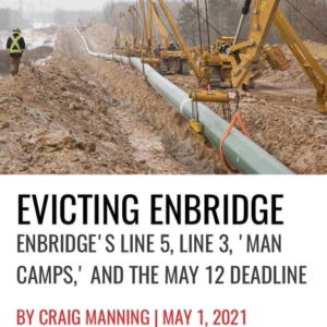 Evicting Enbridge news article